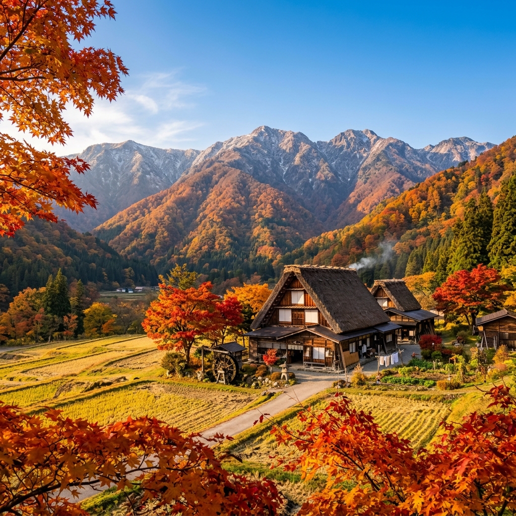 実りの季節を迎えた農地